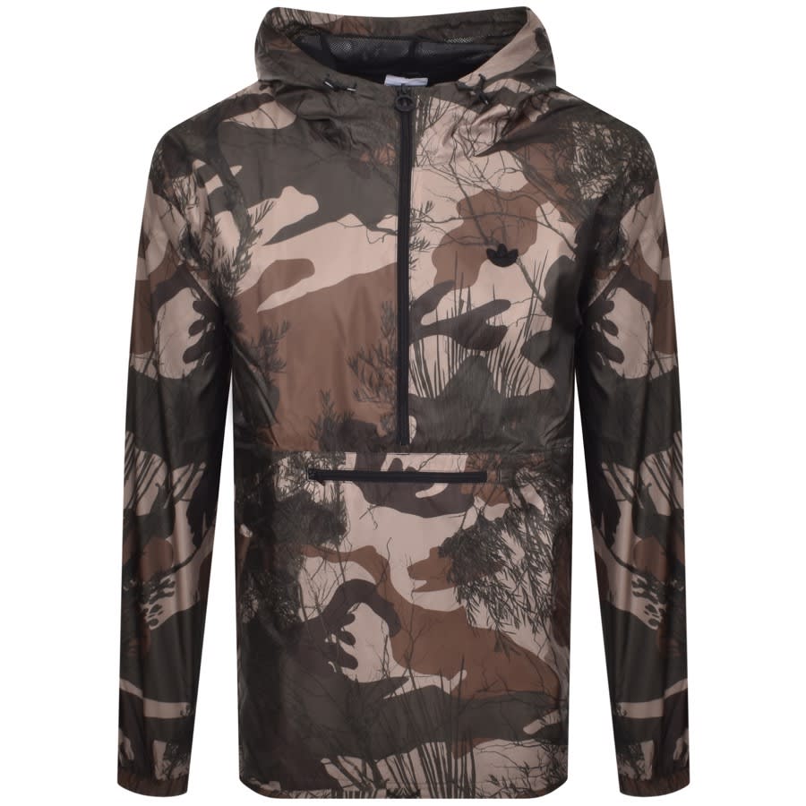 Alternative Image for Productadidas Originals Camo Pullover Jacket Green1